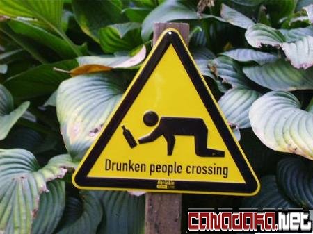 Drunken People Crossing