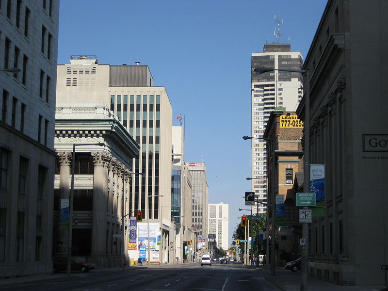 Main Street, in Hamilton